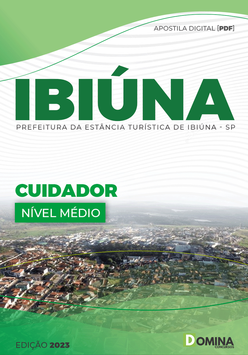 Apostila Pref Estância Turística Ibiúna SP 2023 Cuidador