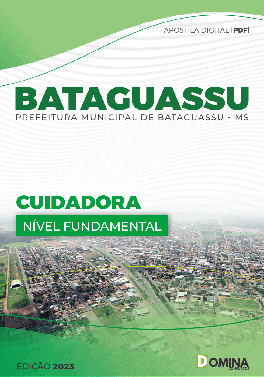 Apostila Concurso Pref Bataguassu MS 2023 Cuidadora