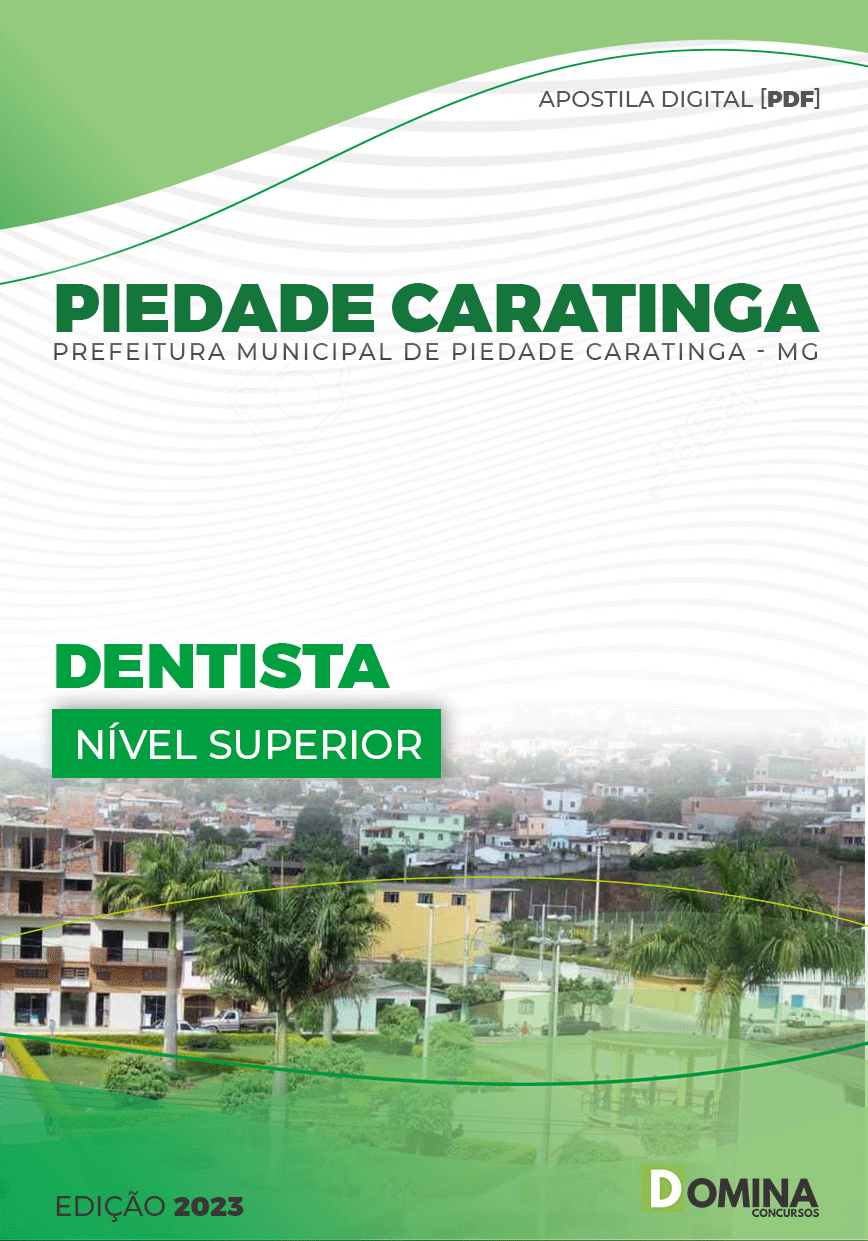 Apostila Pref Piedade Caratinga MG 2023 Dentista