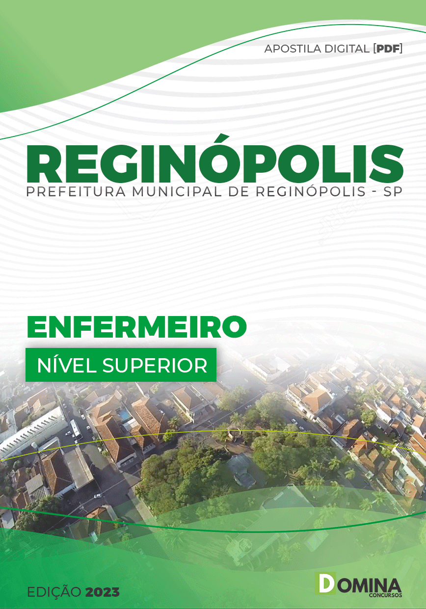 Apostila Digital Pref Reginópolis SP 2023 Enfermeiro