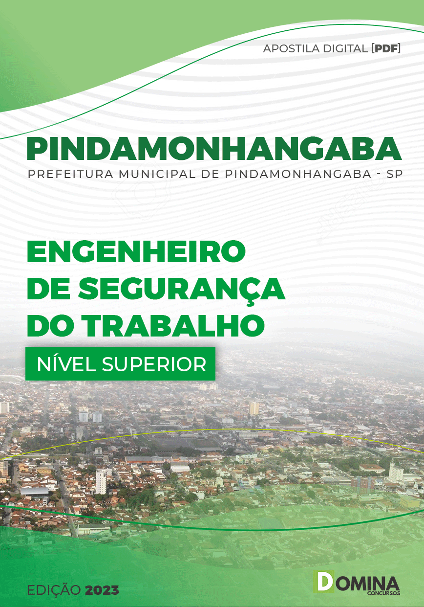 Apostila Pref Pindamonhangaba SP 2023 Engenheiro Segurança Trabalho