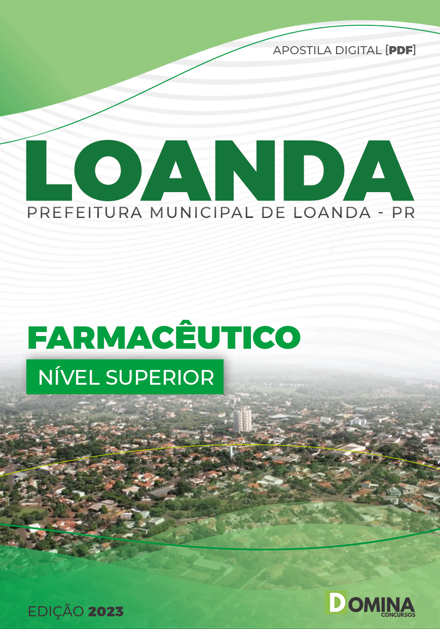 Apostila Concurso Pref Loanda PR 2023 Farmacêutico