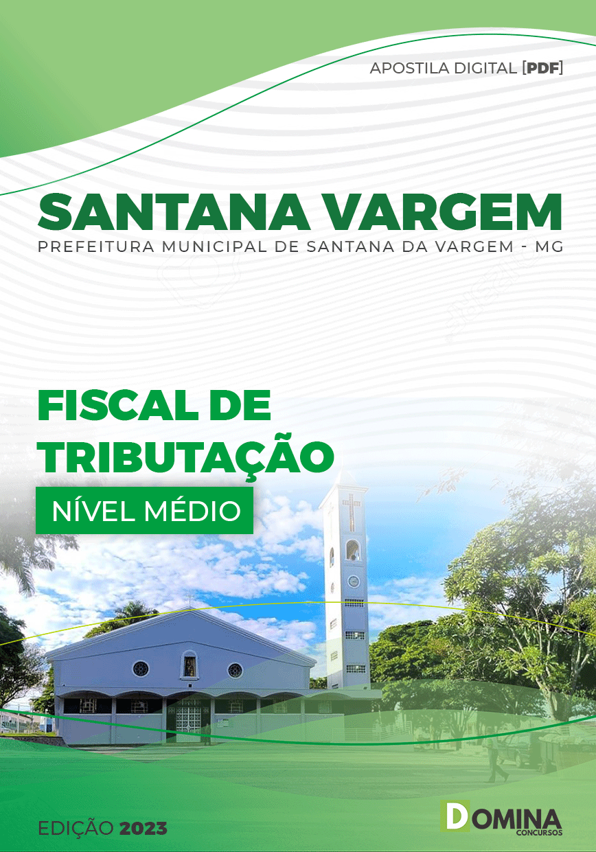 Apostila Pref Santana Vargem MG 2023 Fiscal Tributação