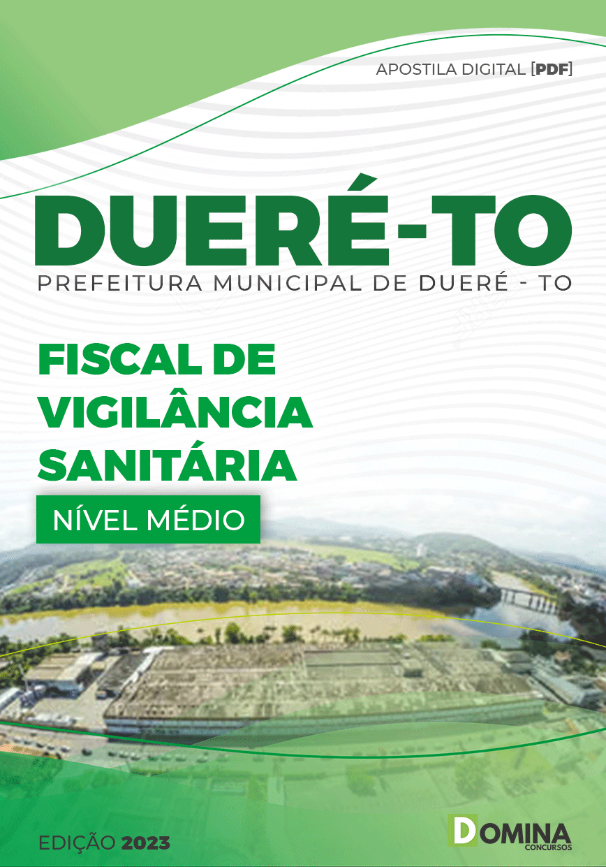 Apostila Pref Dueré TO 2023 Fiscal Vigilância Sanitária