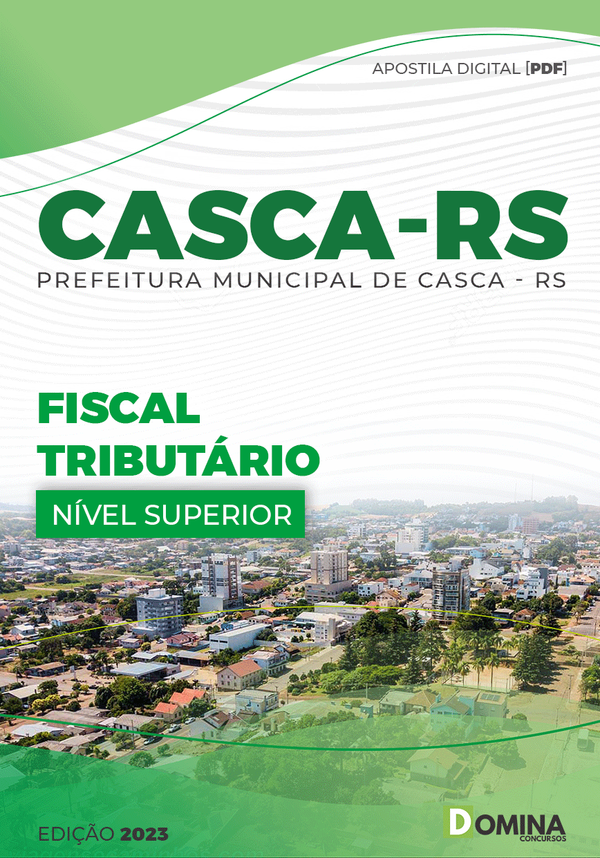 Apostila Concurso Pref Casca RS 2023 Fiscal Tributário