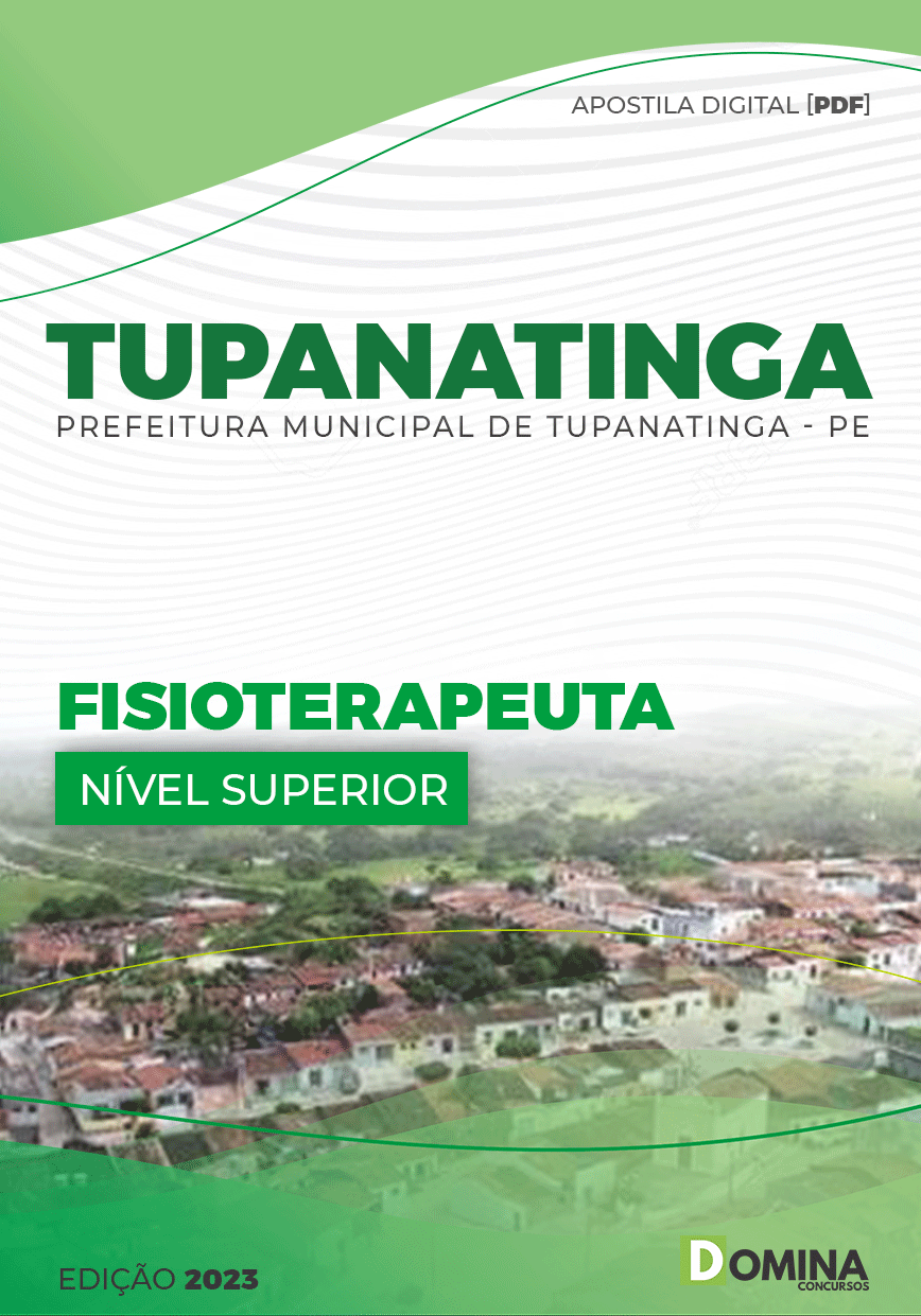 Apostila Digital Pref Tupanatinga PE 2023 Fisioterapeuta