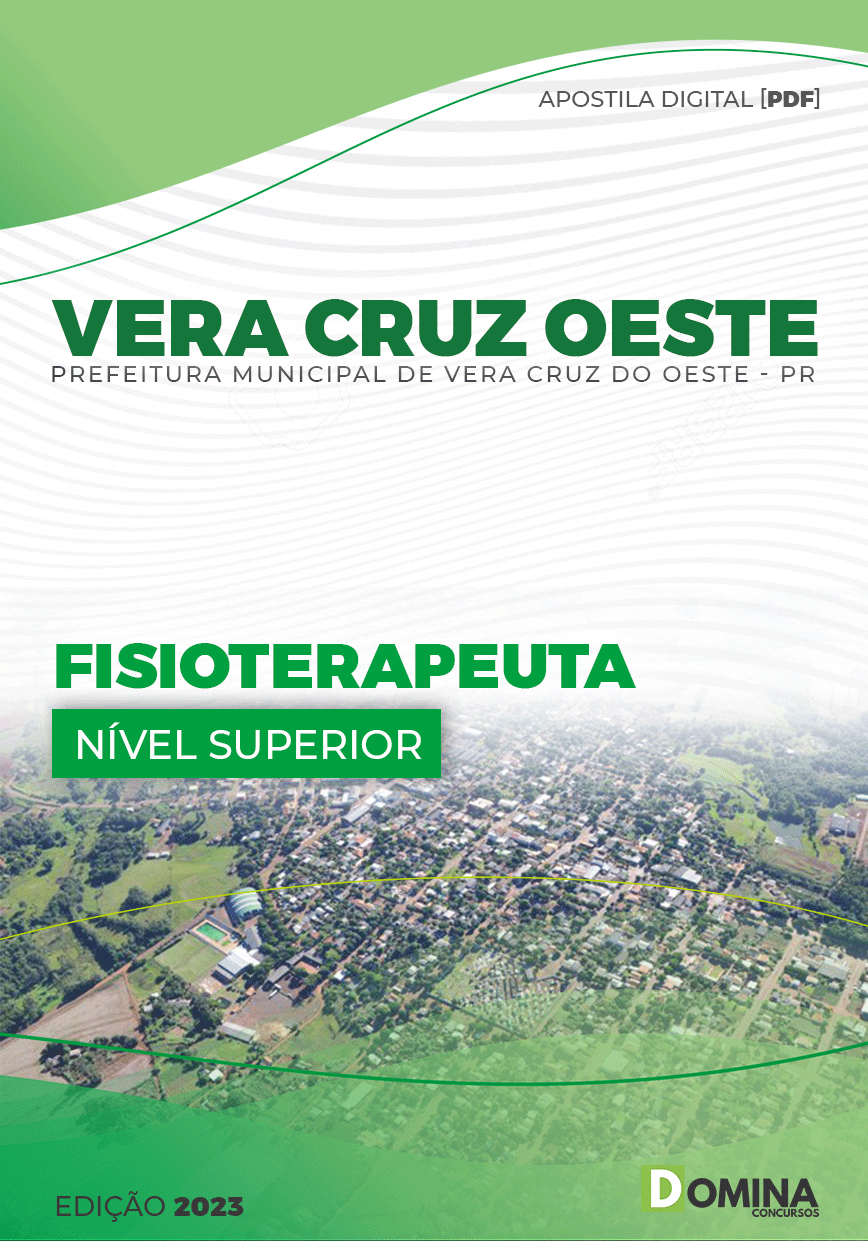 Apostila Digital Pref Vera Cruz Oeste PR 2023 Fisioterapeuta