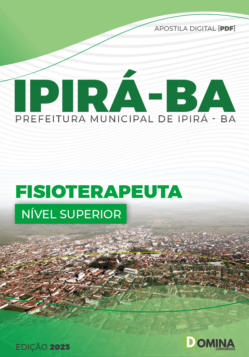 Apostila Concurso Pref Ipirá BA 2023 Fisioterapeuta