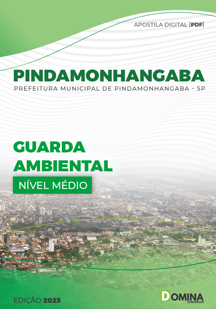 Apostila Pref Pindamonhangaba SP 2023 Guarda Ambiental