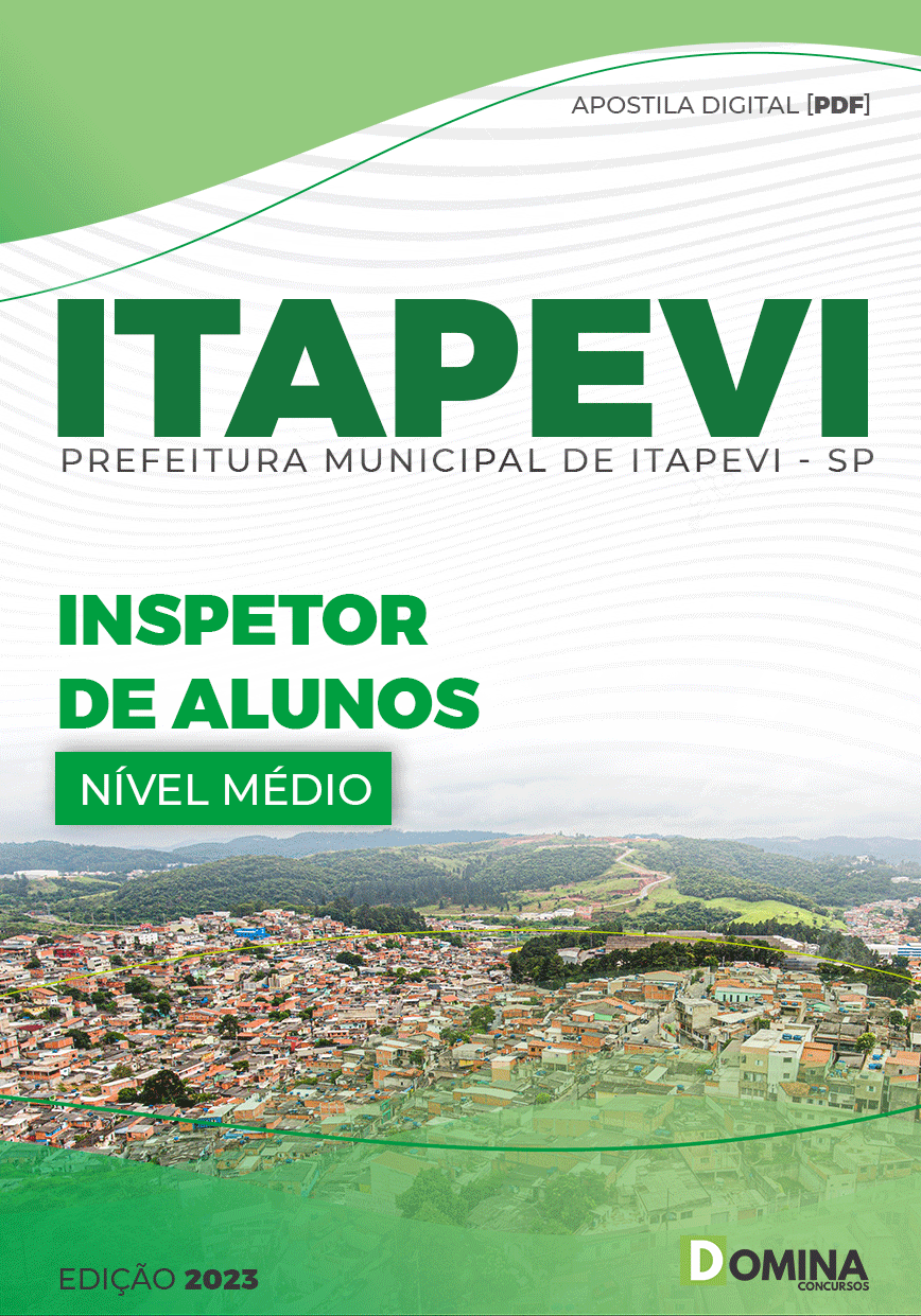 Apostila Digital Pref Itapevi SP 2023 Inspetor Alunos