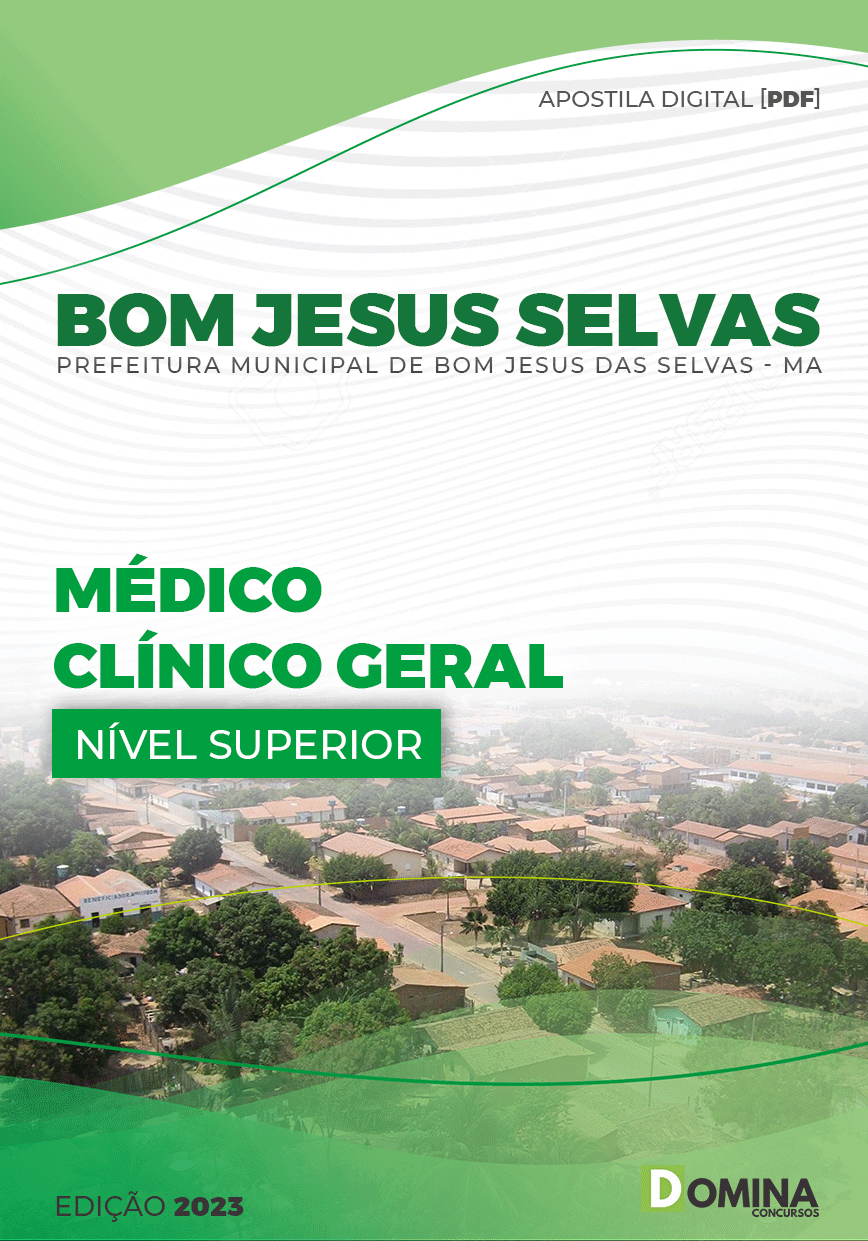 Apostila Pref Bom Jesus Selvas MA 2023 Médico Clínico Geral