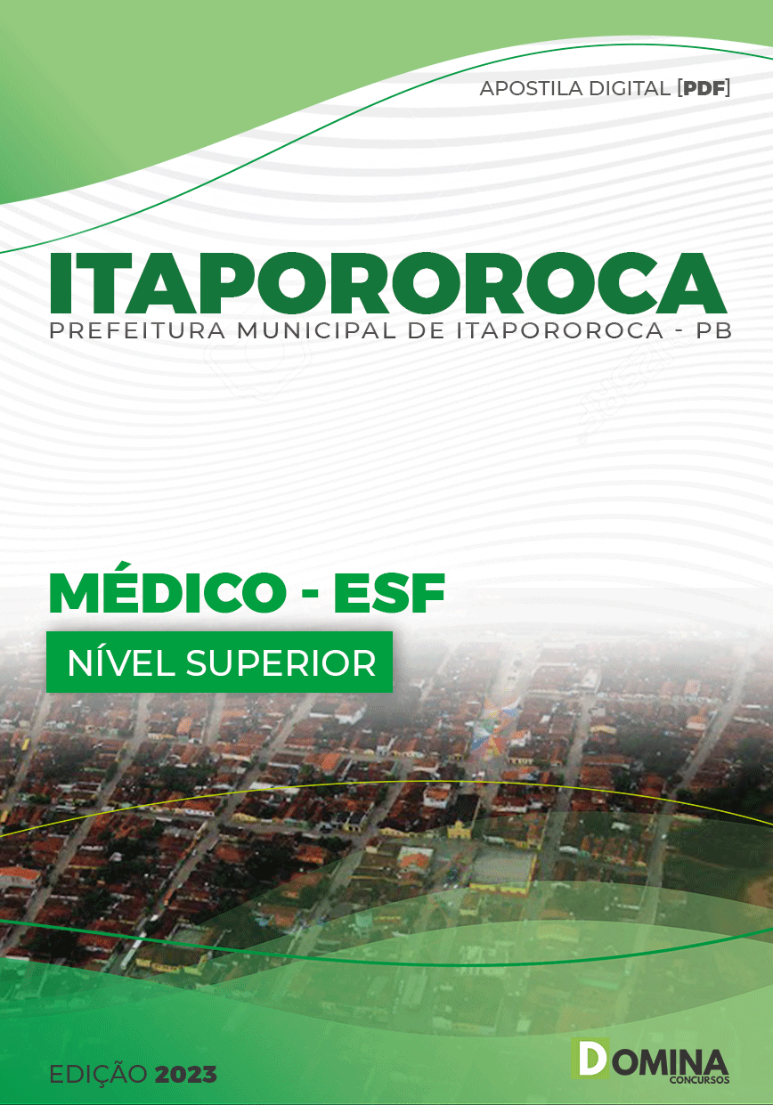 Apostila Digital Pref Itapororoca PB 2023 Médico ESF