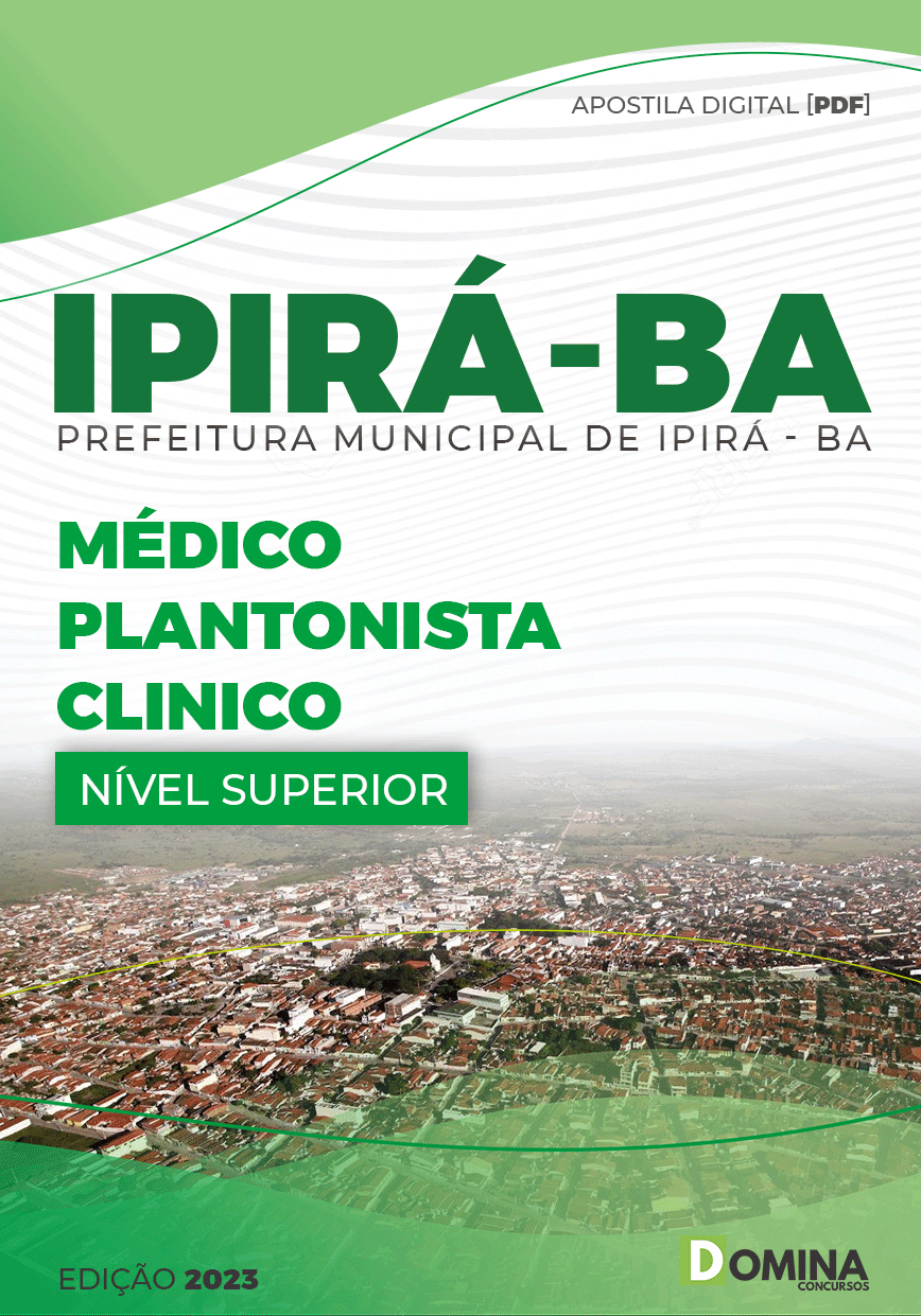 Apostila Concurso Pref Ipirá BA 2023 Médico Platonista Clínico