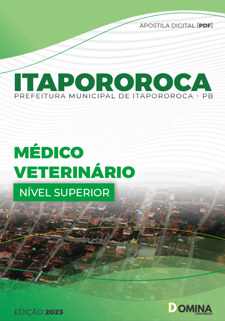 Apostila Digital Pref Itapororoca PB 2023 Médico Veterinário