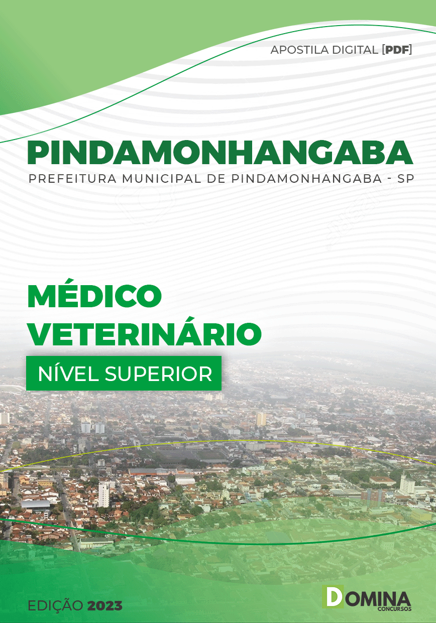 Apostila Pref Pindamonhangaba SP 2023 Médico Veterinário