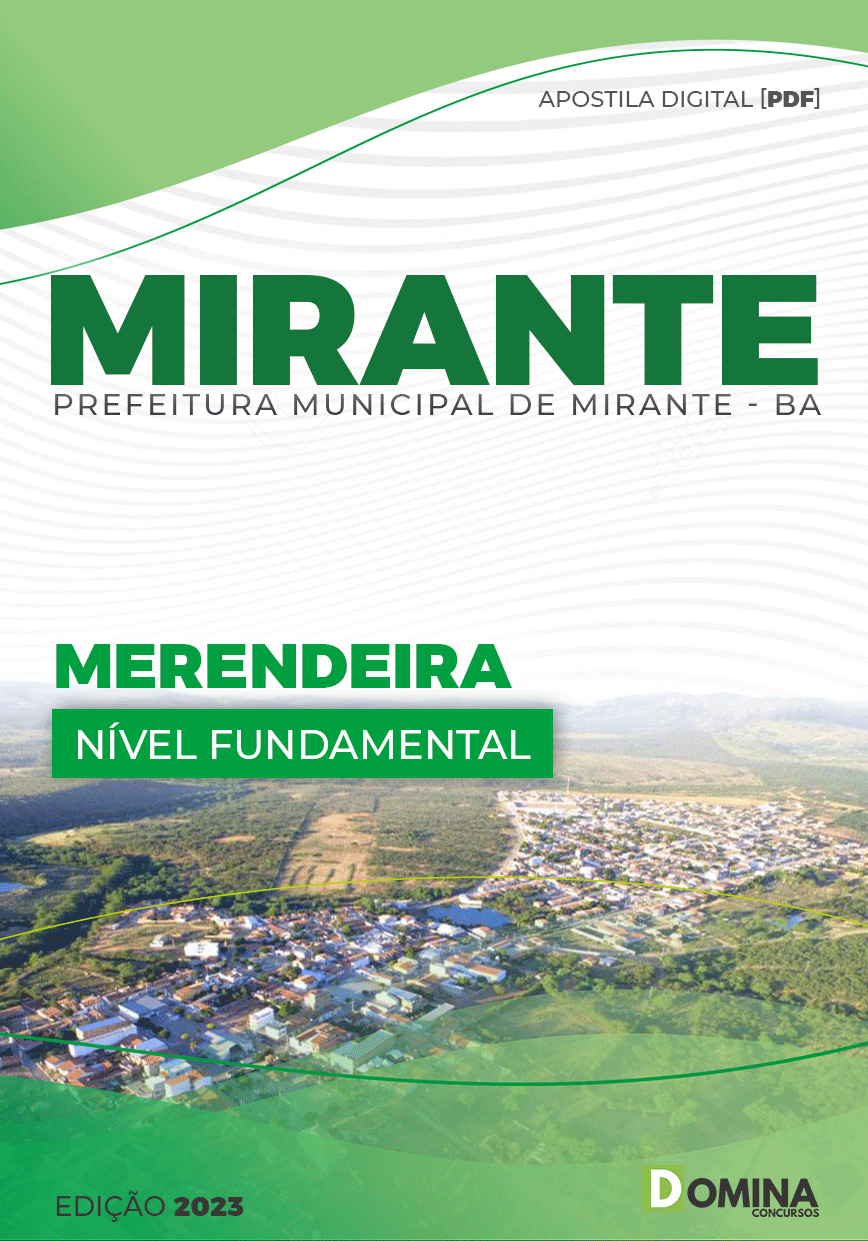 Apostila Concurso Pref Mirante BA 2023 Merendeira