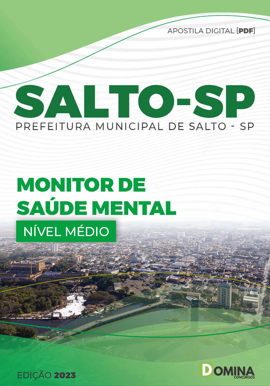 Apostila Concurso Pref Salto SP 2023 Monitor Saúde Mental