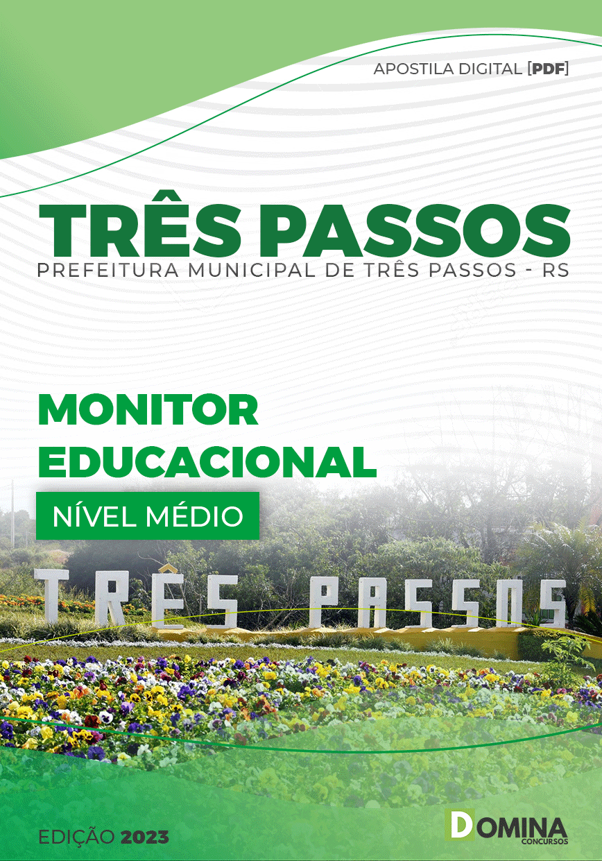 Apostila Digital Pref Três Passos RS 2023 Monitor Educacional