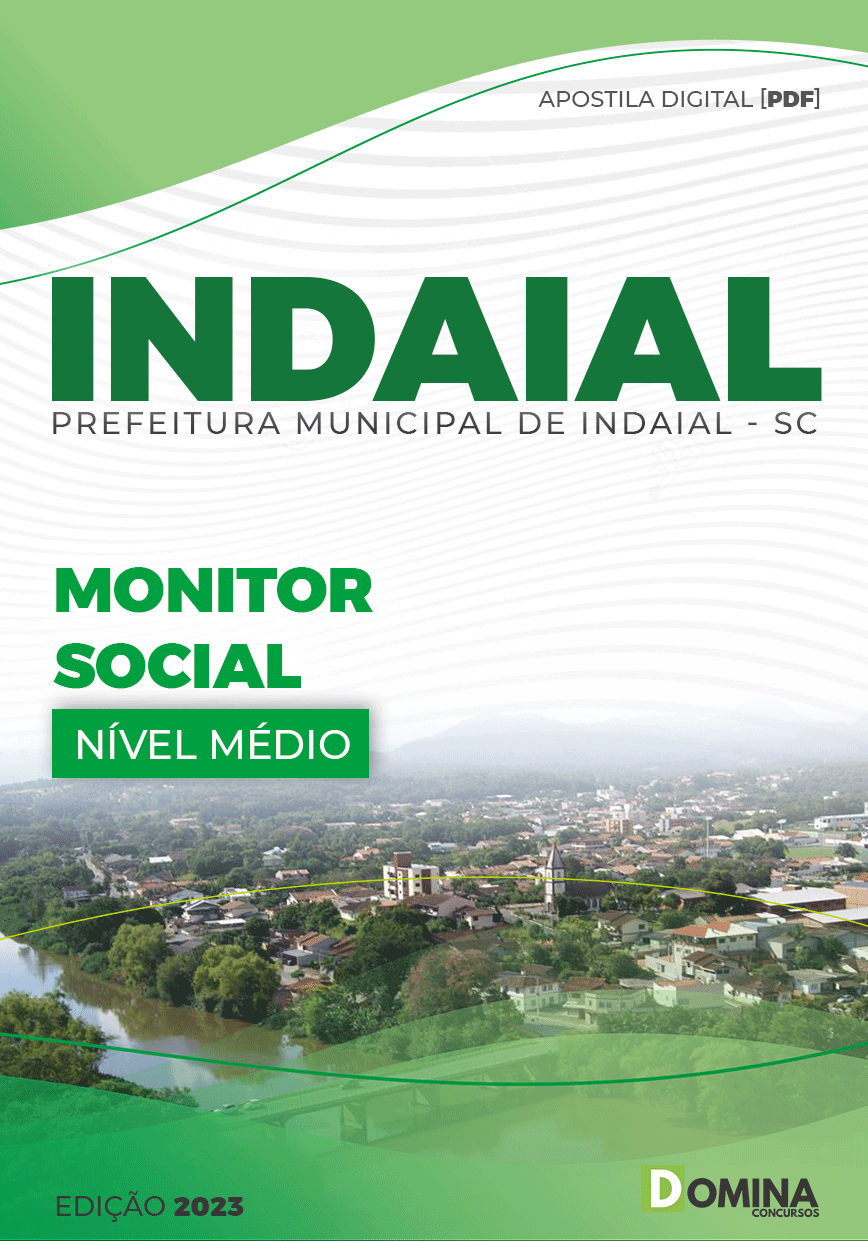 Apostila Concurso Pref Indaial SC 2023 Monitor Social