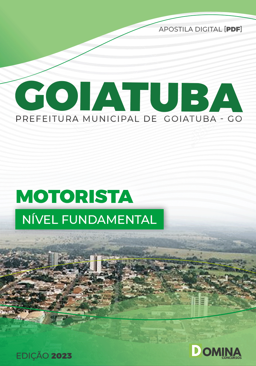 Apostila Concurso Pref Goiatuba GO 2023 Motorista