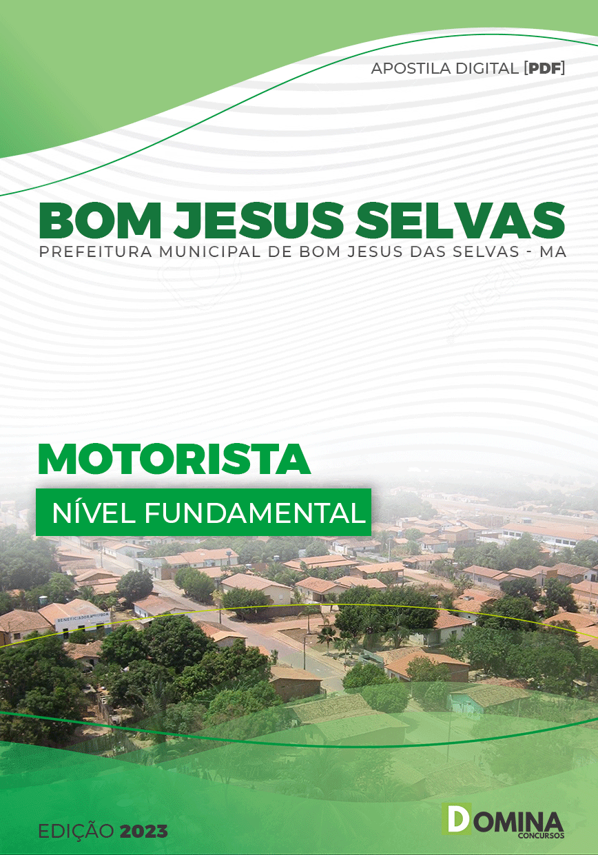 Apostila Pref Bom Jesus Selvas MA 2023 Motorista