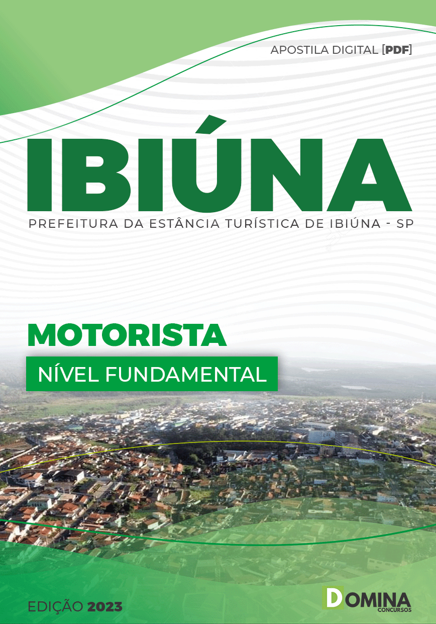 Apostila Pref Estância Turística Ibiúna SP 2023 Motorista