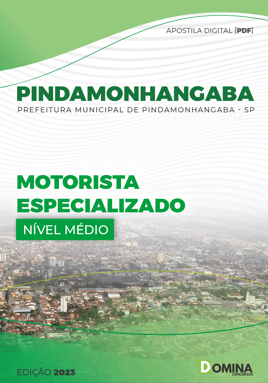 Apostila Pref Pindamonhangaba SP 2023 Motorista Especializado