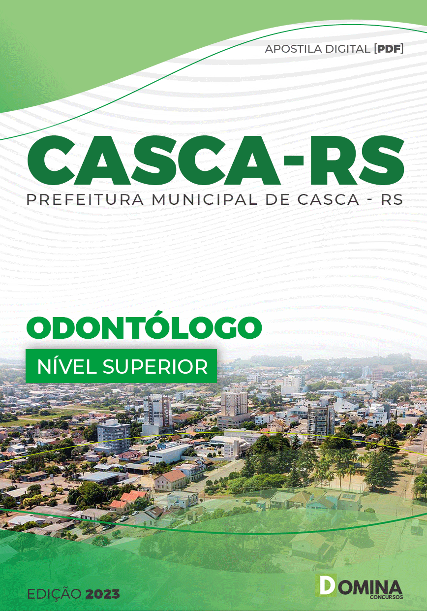 Apostila Concurso Pref Casca RS 2023 Odontologia