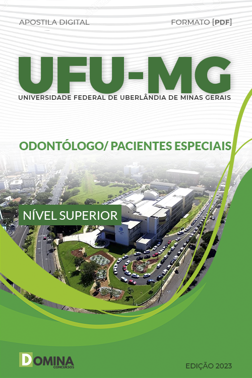 Apostila UFU MG 2023 Odontólogo Pacientes Especiais