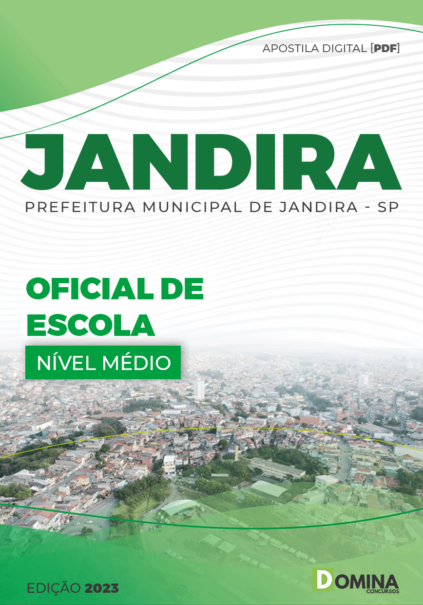 Apostila Concurso Pref Jandira SP 2023 Oficial Escola