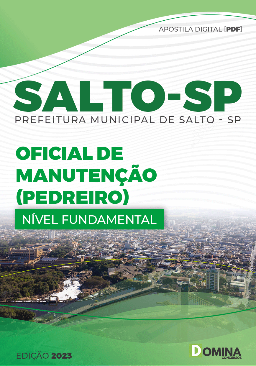 Apostila Pref Salto SP 2023 Oficial Manutenção Pedreiro