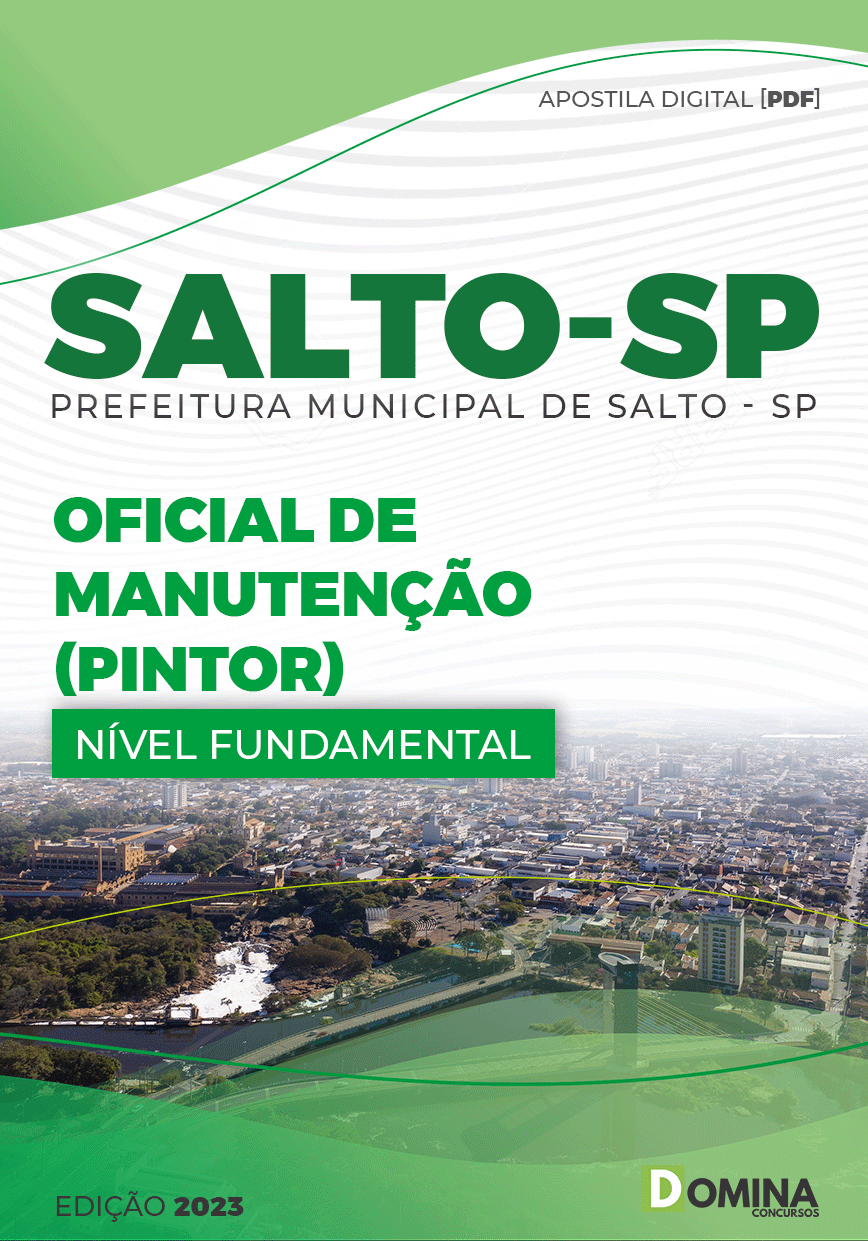 Apostila Pref Salto SP 2023 Oficial Manutenção Pintor
