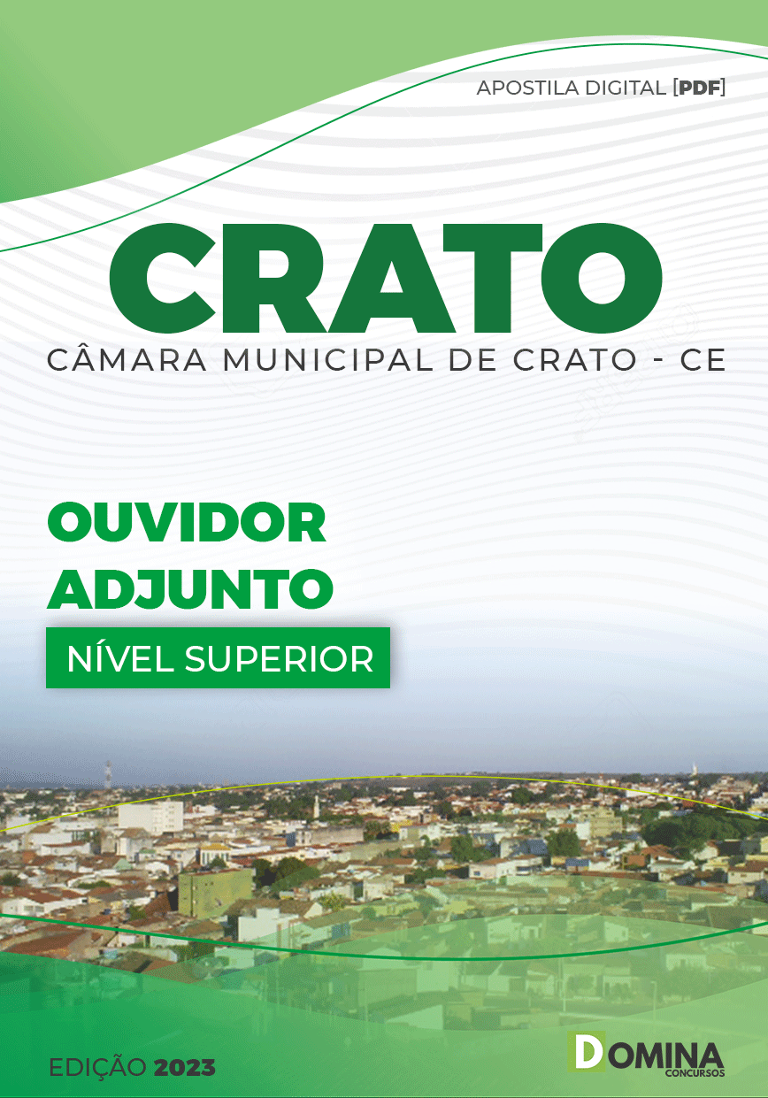 Apostila Concurso Câmara Crato CE 2023 Ouvidor Adjunto