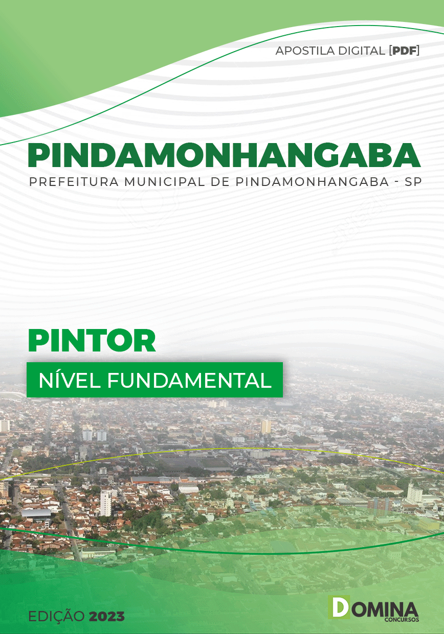 Apostila Digital Pref Pindamonhangaba SP 2023 Pintor