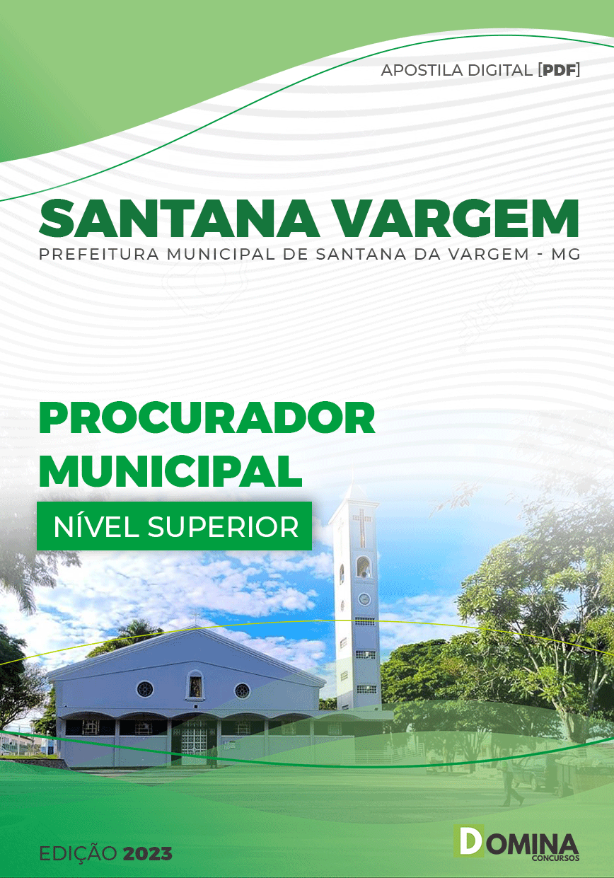 Apostila Pref Santana Vargem MG 2023 Procurador Municipal
