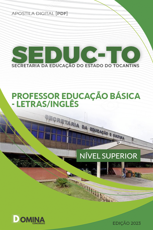 Apostila SEDUC TO 2023 Professor Educação Básica Inglês