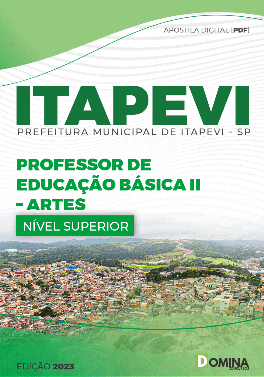 Apostila Pref Itapevi SP 2023 Professor Educação Básica II Artes