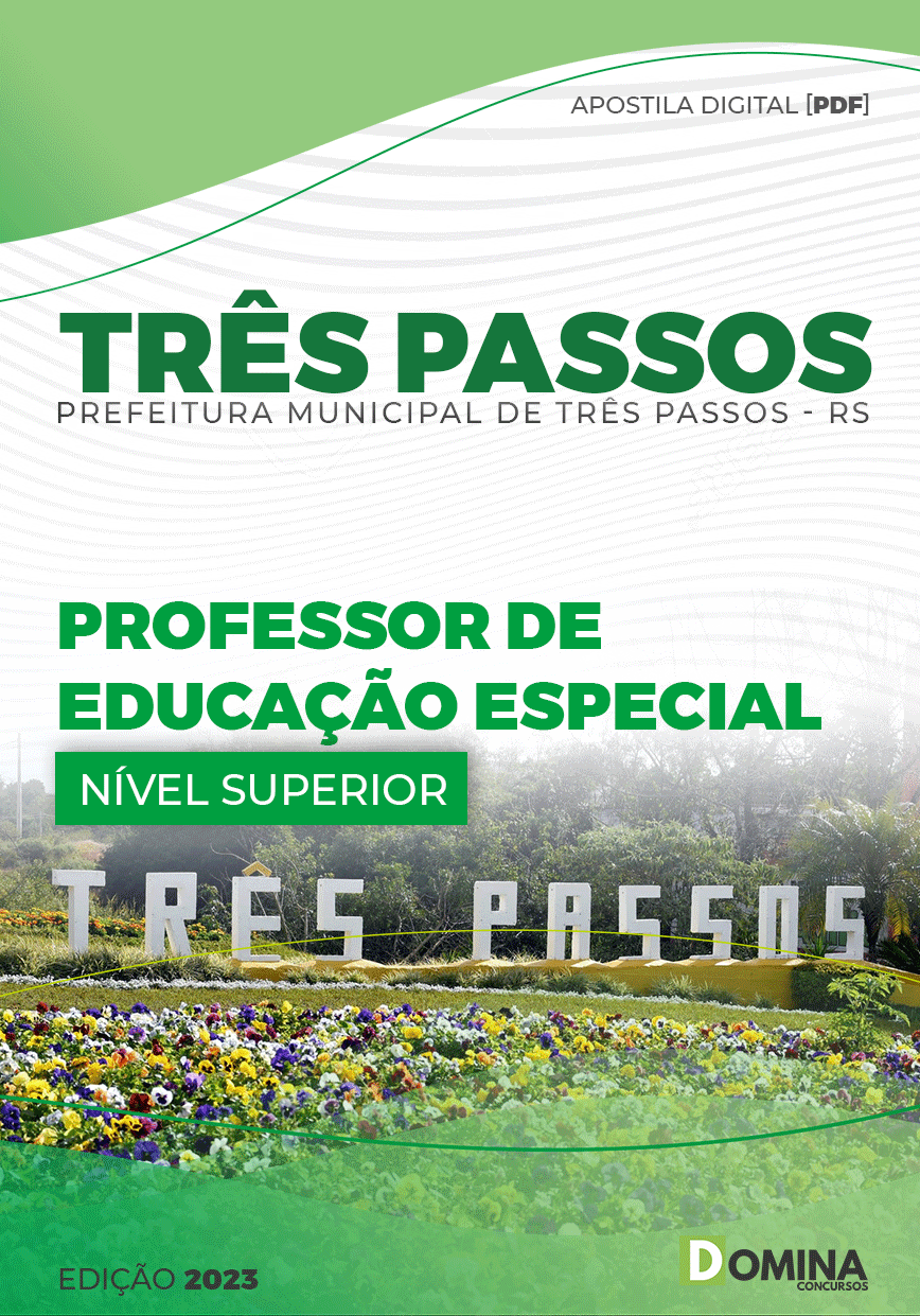 Apostila Pref Três Passos RS 2023 Professor Educação Especial