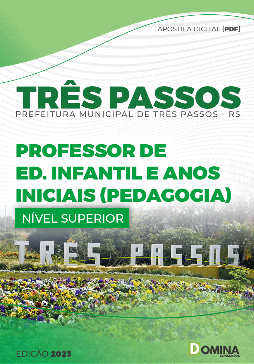 Apostila Pref Três Passos RS 2023 Professor Educação Infantil