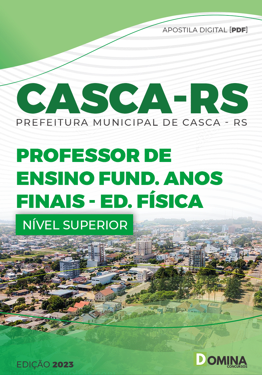 Apostila Pref Casca RS 2023 Professor Anos Educação Física