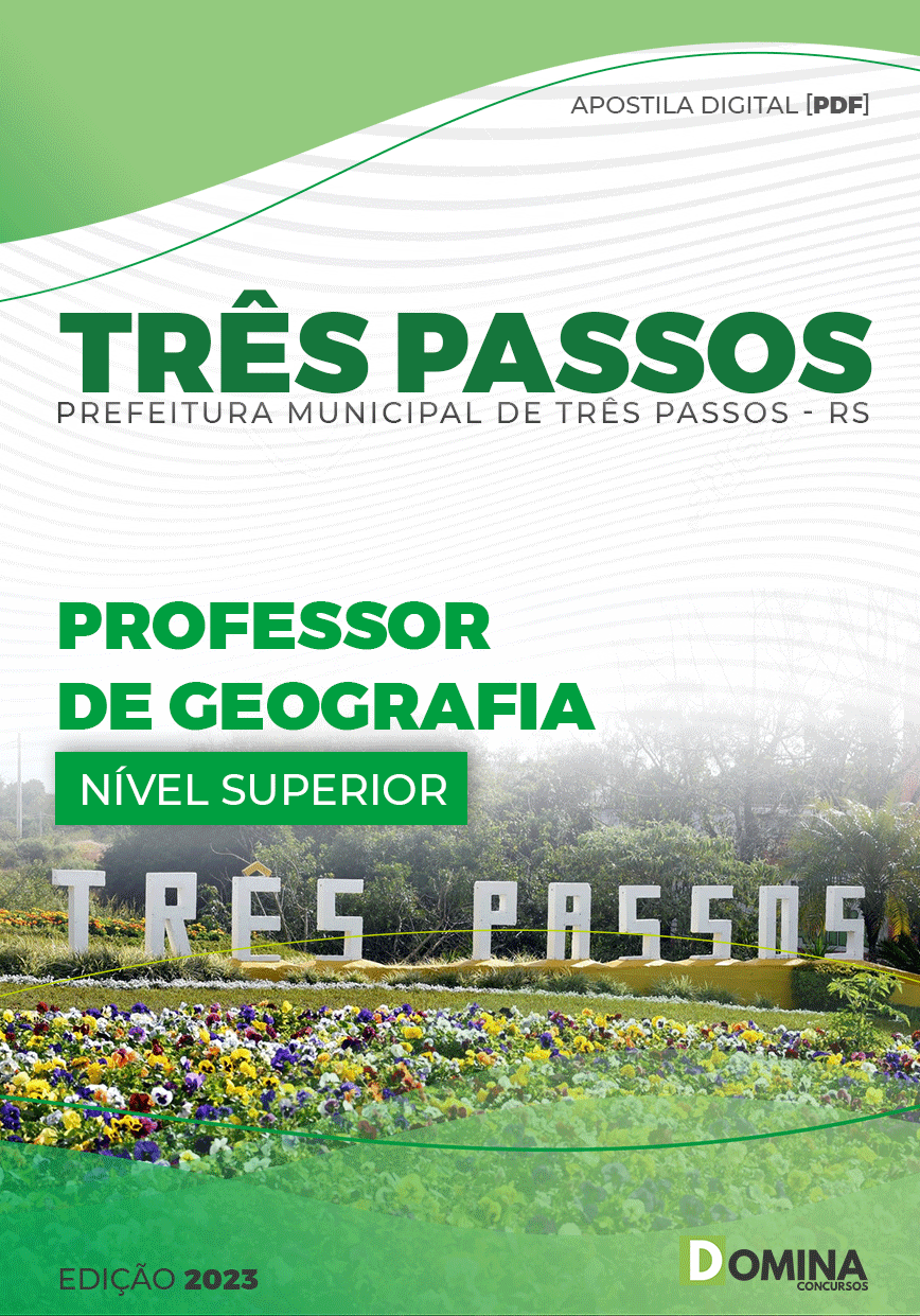 Apostila Digital Pref Três Passos RS 2023 Professor Geografia