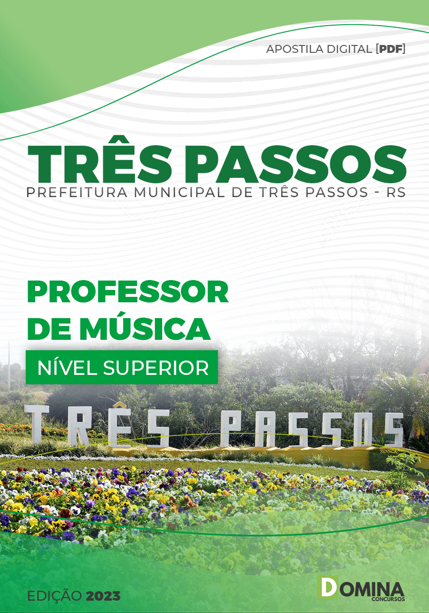 Apostila Digital Pref Três Passos RS 2023 Professor Música