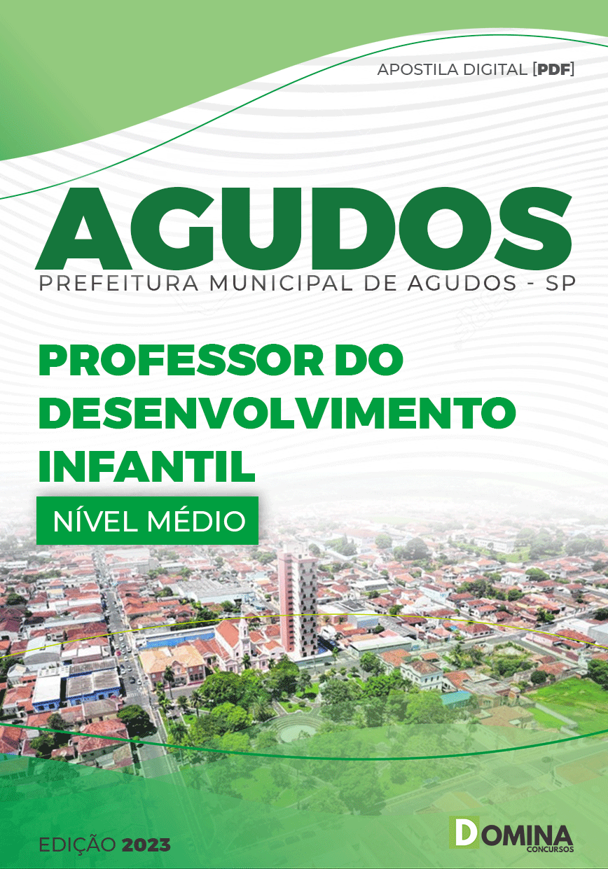 Apostila Pref Agudos SP 2023 Professor Desenvolvimento Infantil