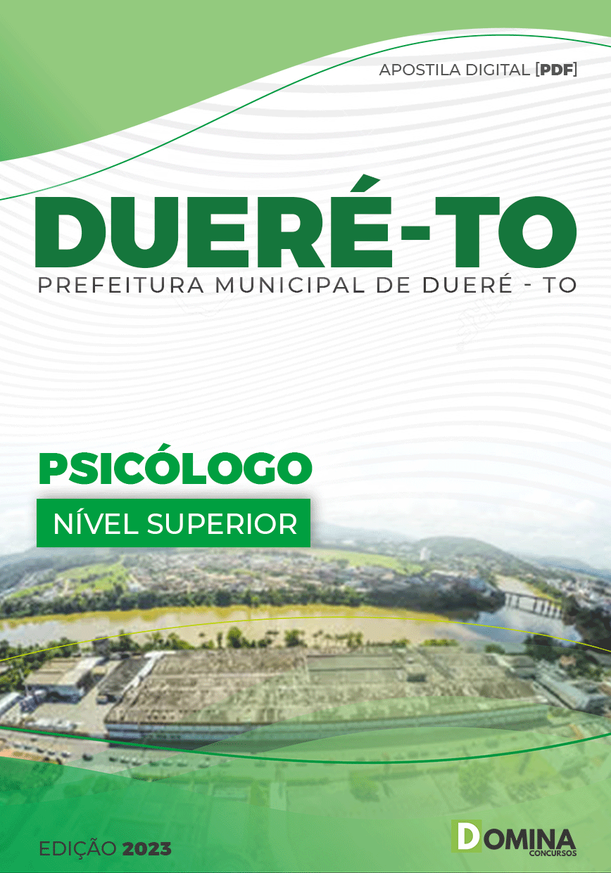 Apostila Concurso Pref Dueré TO 2023 Psicólogo