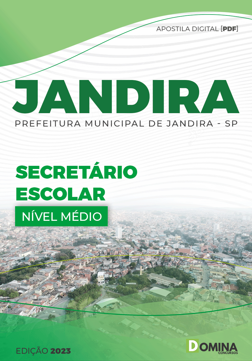 Apostila Digital Pref Jandira SP 2023 Secretária Escolar