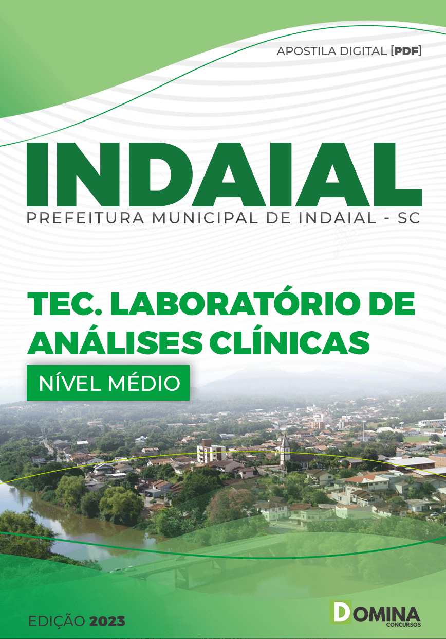 Apostila Pref Indaial SC 2023 Técnico Laboratório Analises Clínicas