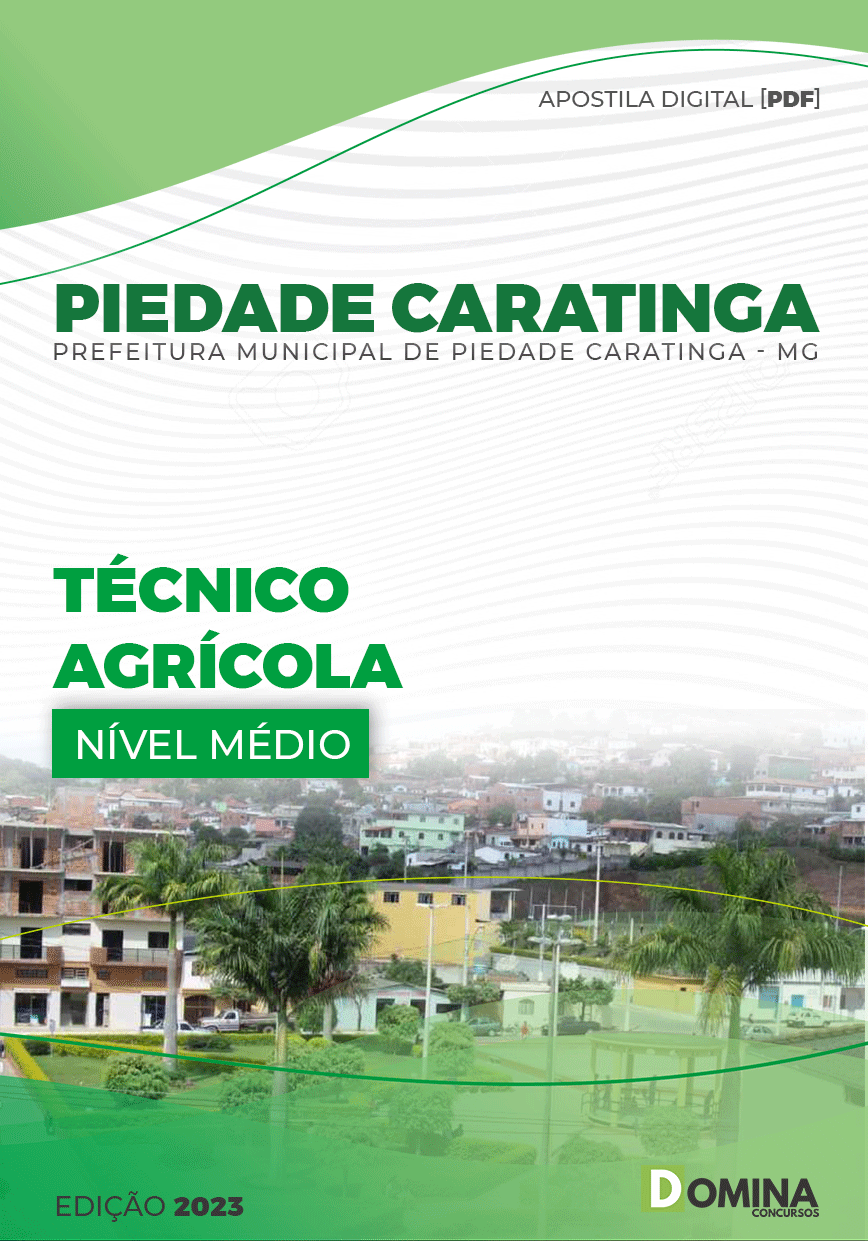 Apostila Pref Piedade Caratinga MG 2023 Técnico Agrícola
