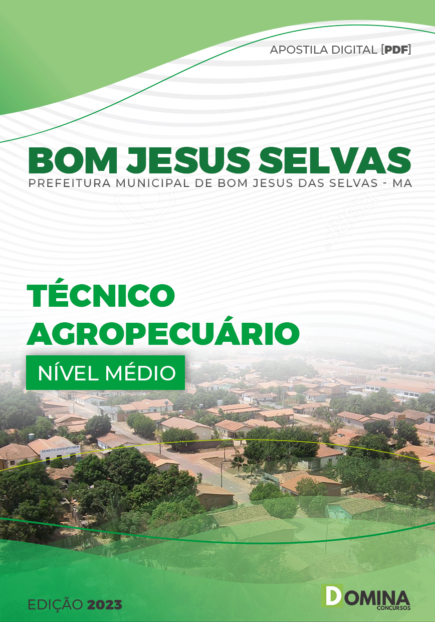 Apostila Pref Bom Jesus Selvas MA 2023 Técnico Agropecuário