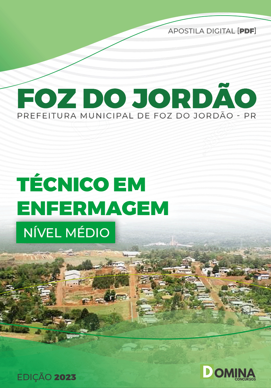 Apostila Pref Foz Jordão PR 2023 Técnico Enfermagem