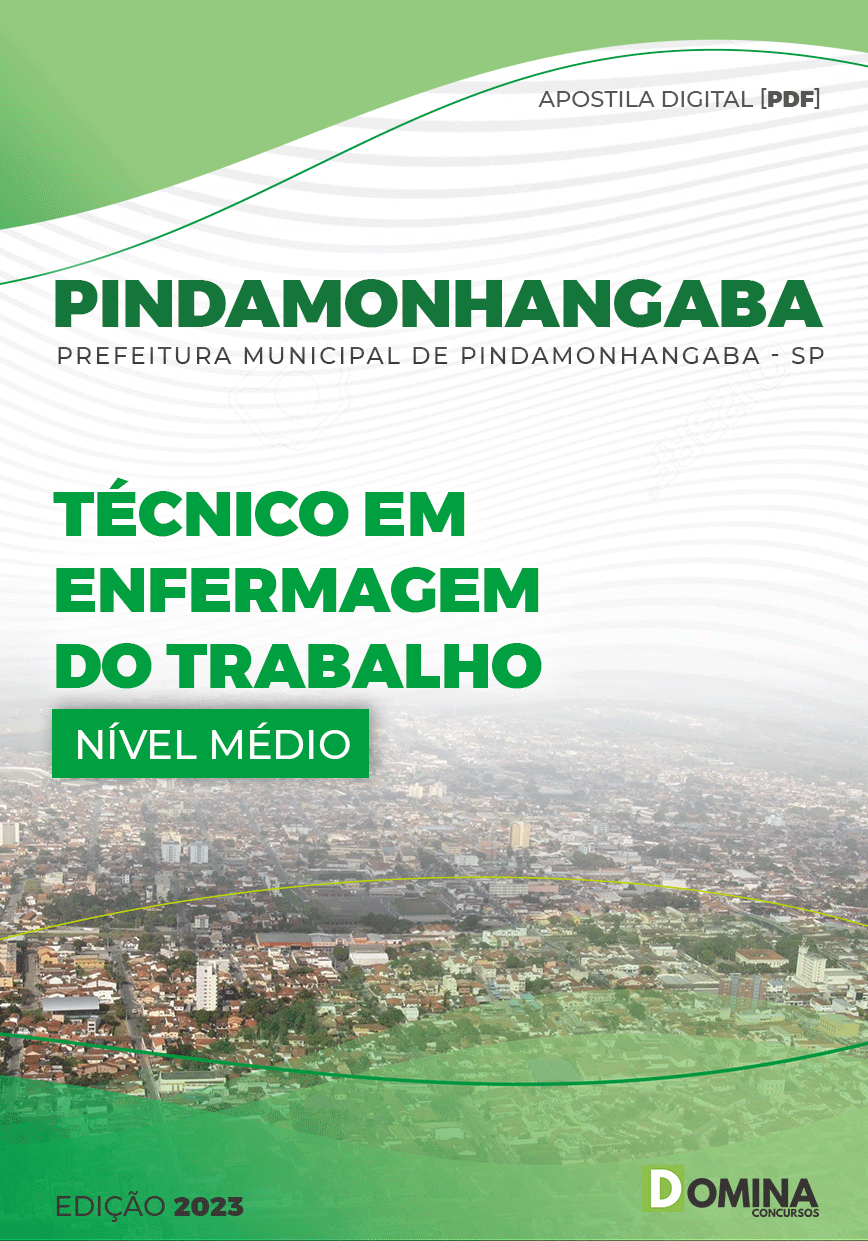 Apostila Pref Pindamonhangaba SP 2023 Técnico Enfermagem Trabalho